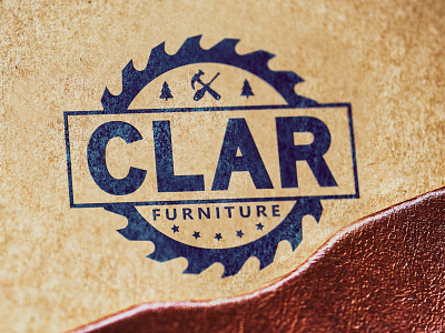 CLAR - wallet size brand furniture icon logo