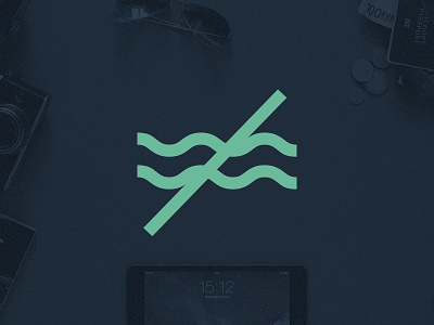 New Stuff blue branding clean dark blue green icon minimal minimalist simple turquoise