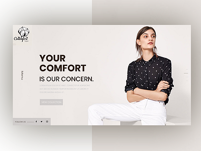 Cottonfort cart clean concept cotton e comerce fashion shop ui ux ui website