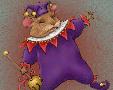 Jestermouse Robertabaird animal childrens book digital illustration jester mouse roberta baird