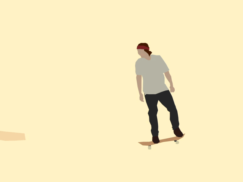 Moose Clean version A 2d after effects motion design motion graphics rotoscoping skateboarding