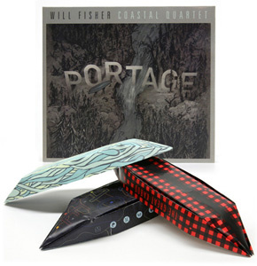 Portage by Will Fisher CQ with bonus paper canoes album cd illustration origami