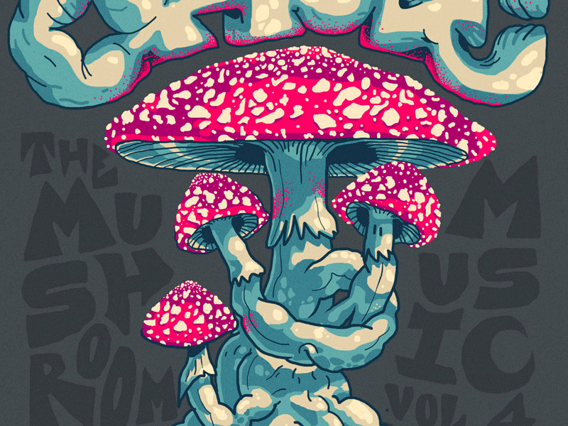The Mushroom Music by Tron Karton on Dribbble