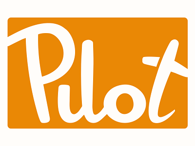 Pilot logo, boxed