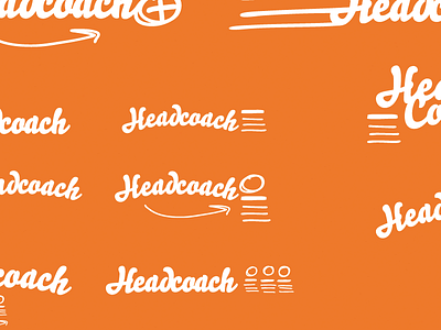 Headcoach logo drafts draft feedback ideas logo