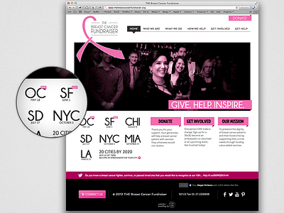 THE Breast Cancer Fundraiser breast cancer nonprofit website