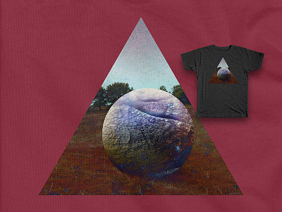 Abstract Dwelling #3 architecture collage dwelling house landscape nature photograph photoshop shirt sphere threadless triangle