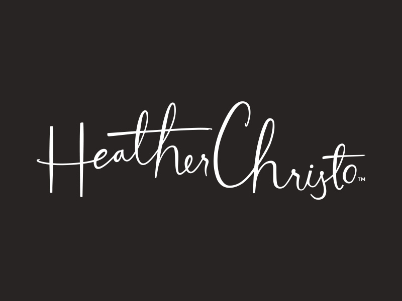 Heather Christo lettering script hand lettering typography lettering