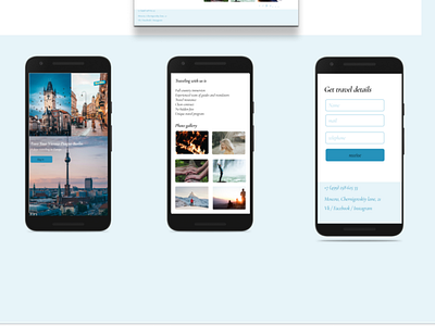 Trevel web site ,mobile adaptived