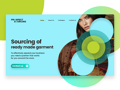 Prospect Sourcing Web UI banner color design gradient illustration landing portfolio ui ux visual web website