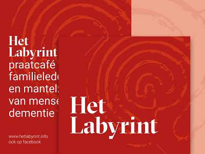 Het Labyrint — Rebanding brand dementia design informative non profit poster print rebrand rebranding sectra