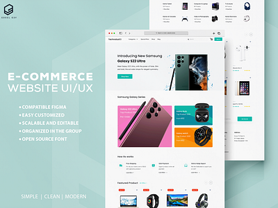 E-Commerce Website UI/UX Design