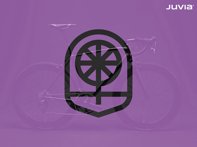 JUVIA Logo 03 bike branding geometric icon logo logotype symbol