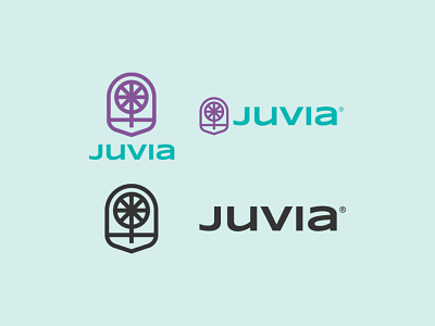 JUVIA Logo 04 bike branding geometric geometric logo icon identity design logo logo design logo designer logotype