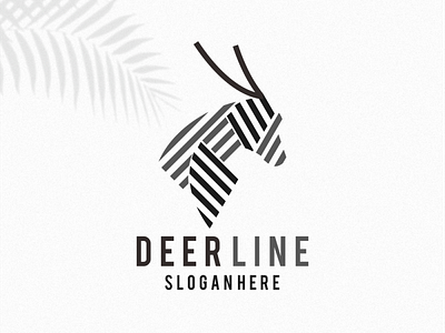 deer line app branding design graphic design icon illustration logo