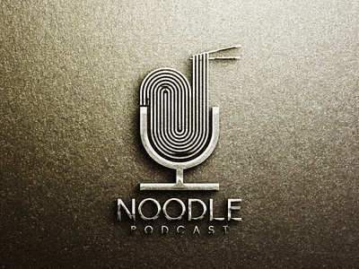 noodle podcast logo design