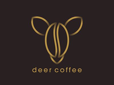 deer coffee branding coffee deer design graphic design icon illustration logo vector