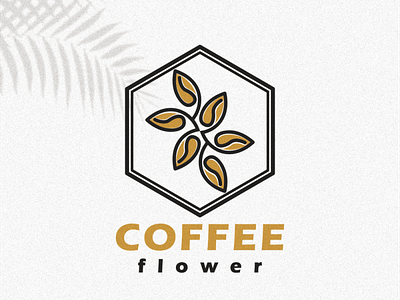 flower coffee branding coffee design flower coffee logo design graphic design icon illustration logo vector