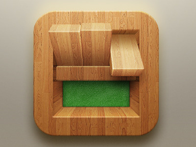 Close the box box icon iphone wood