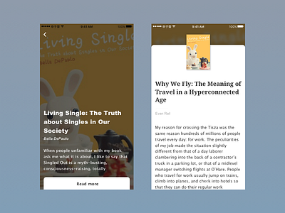 Mobile Article App