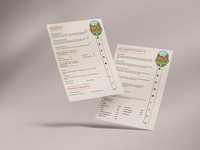 Menu Design