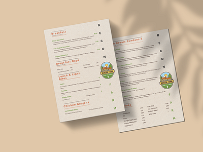 Menu Design