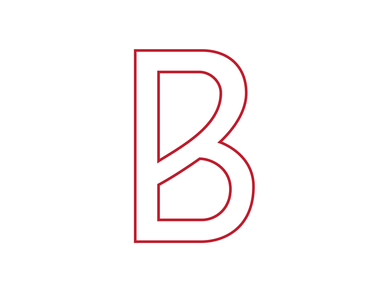 B-light animation b gif letter lettering lights