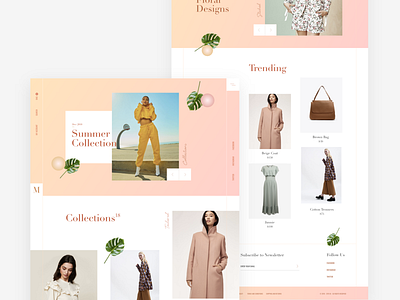 Ecommerce Exploration. clean ui design ecommerce ecommerce shop gradient minimal design product ui ui design ui inspiration user interface