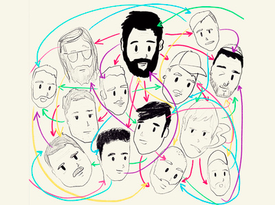 Poligamy characters datingapp digital illustration gay pride gayart guys illustration illustration art poligamy procreate app