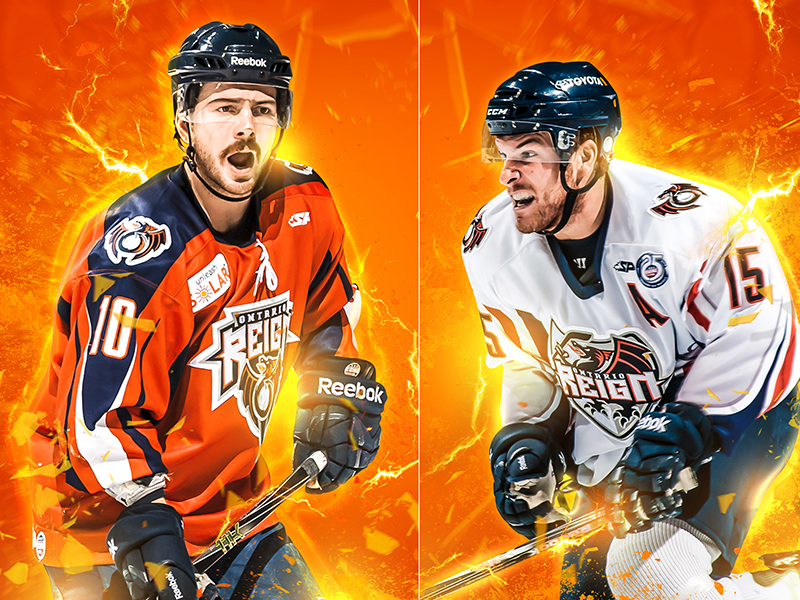 Ontario Reign Hockey by Ryan Holland for Ignite Design & Advertising ...