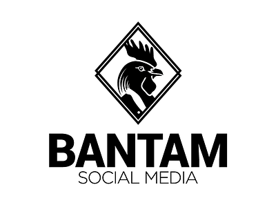Bantam Social Media Badge badge branding logo logo badge logo design