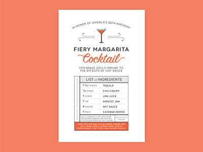 Cocktail Recipe Cards By Erin Kennedy On Dribbble