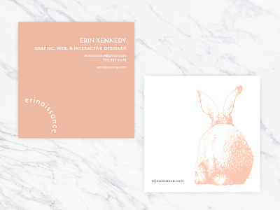Portfolio Cards bunny card design illustration portfolio print