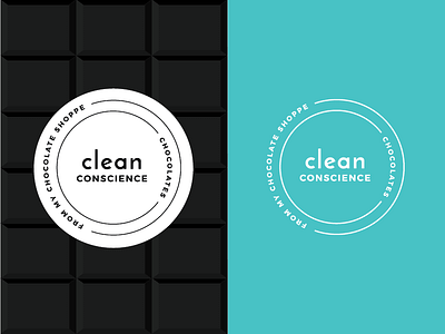 Clean Conscience Logo Concepts badge branding c chocolate circle design logo logo design