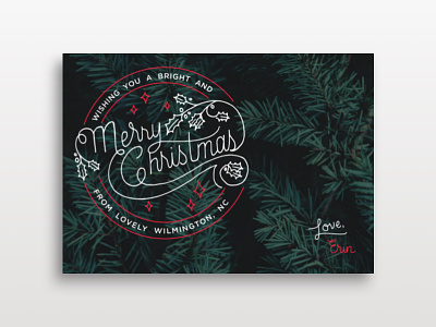 Christmas Card card christmas design lettering