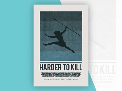 Harder to Kill Paleo Poster paleo poster