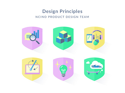 Design Principles design design principles design system icon lightbulb principles purple sheild values