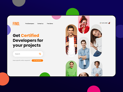 Home Page design designer graphic design home page ui uiux website
