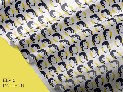 Elvis Presley Pattern design flat illustration pattern pattern design vector