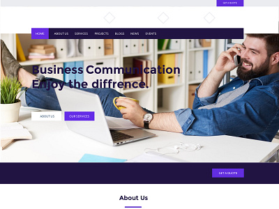 Business Website design flat illustration vector website concept website design