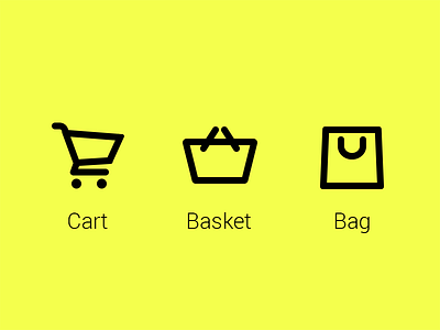 Cart, Basket or Bag?