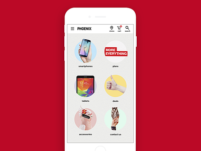 Verizon Wireless Mobile Site ecommerce rebrand ux verizon visual design