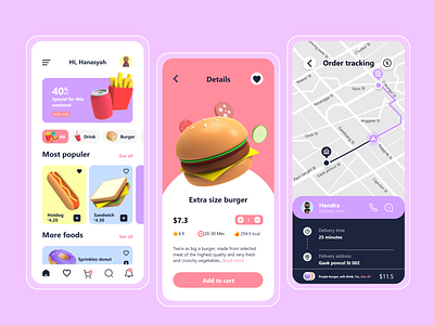 Food App Design 2 graphic design ui ui concept ui design ui designer ui inspiration uiux user experience user interface ux designer