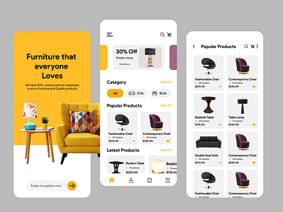 Furniture e-commerce App