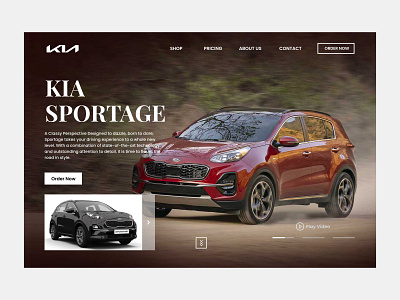 Landing Page- Kia Sportage