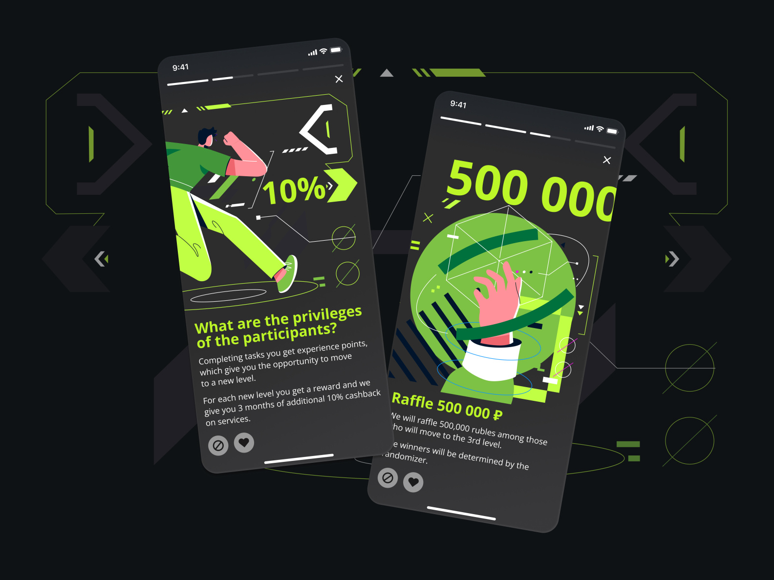 "Seasons" Onebording for Sber by Viktorya Bondareva on Dribbble