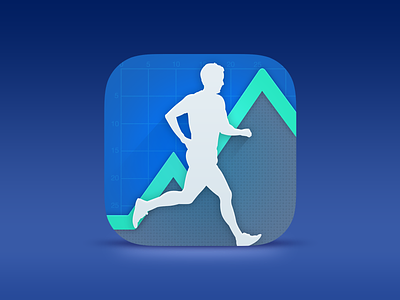 Passometer - iOS icon fitness icon ios iphone passometer pedometer steps
