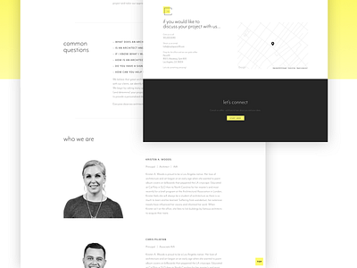 Studio Website branding design minimal web