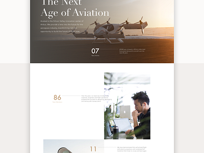 Aerospace Website Vignette