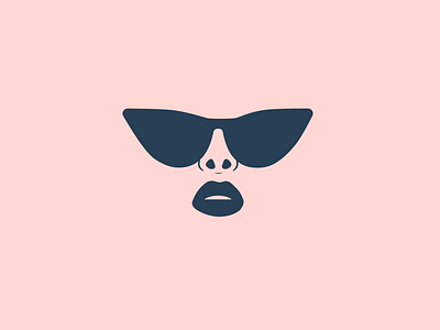 Yvette design flat icon illustration logo minimal vector